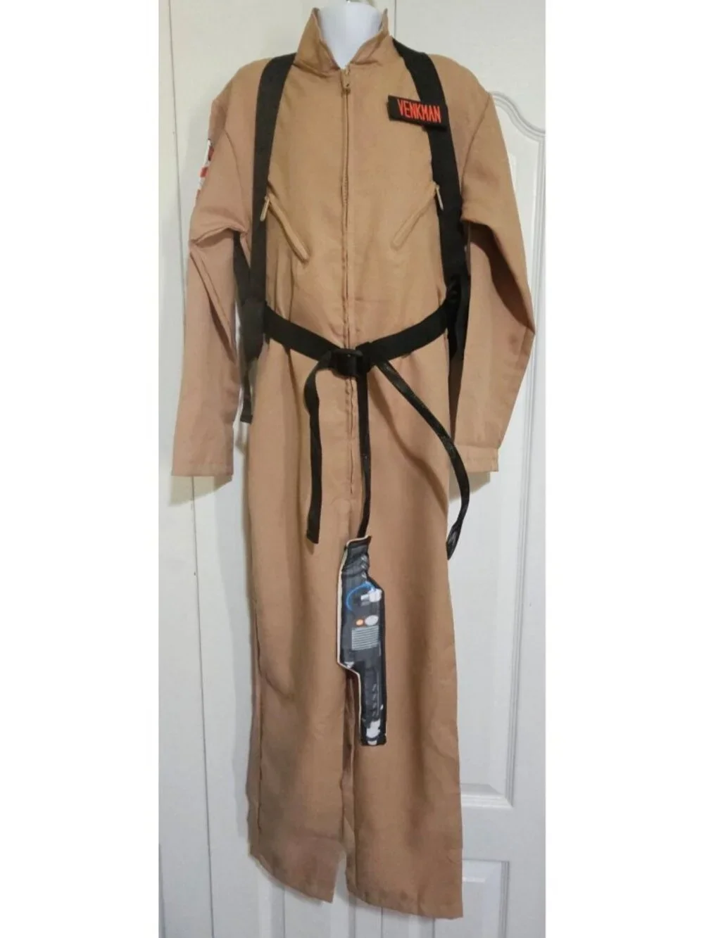 Ghostbusters Venkman Costume Kids 7-8 Proton Pack Backpack Wand Amscan Halloween